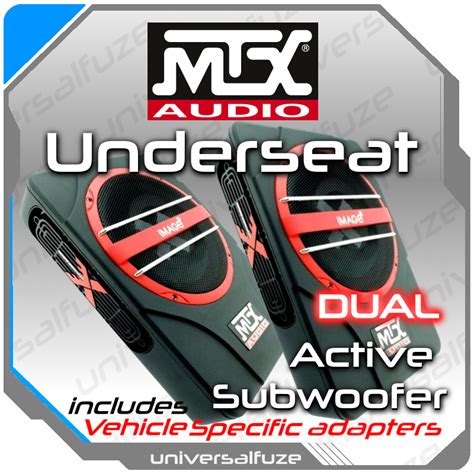 mtx speaker box|mtx underseat sub.